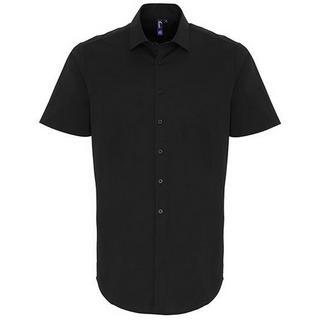 PREMIER Kurzärmliges Popeline Slim Fit Hemd  
