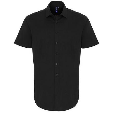 PREMIER Kurzärmliges Popeline Slim Fit Hemd  