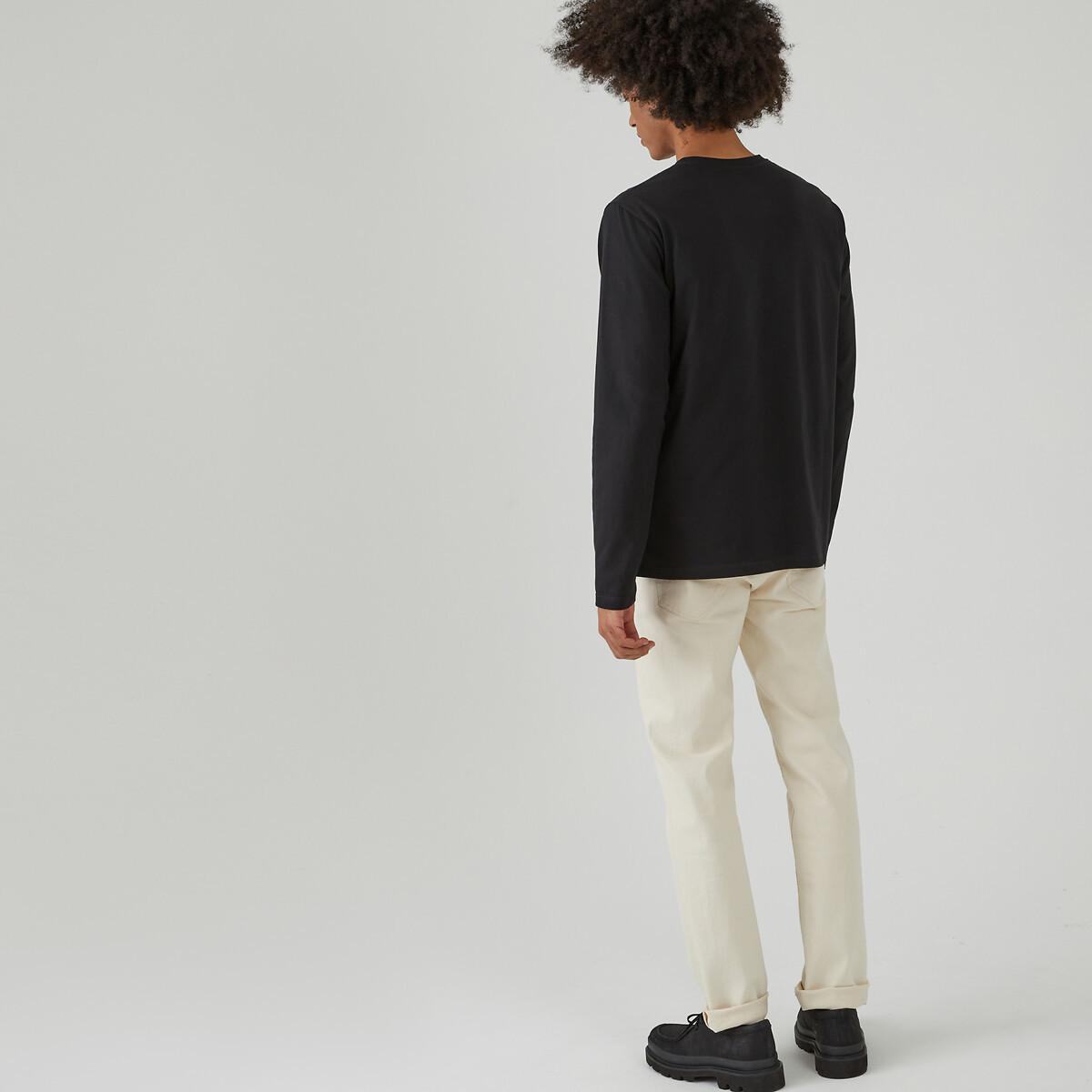 La Redoute Collections Langarmshirt Rundhalsausschnitt  