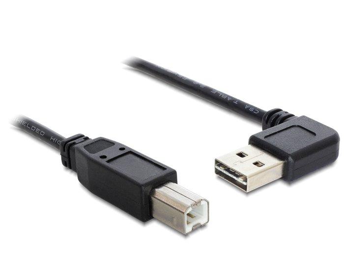 Image of 85167 USB Kabel 0,5 m USB 2.0 USB A USB B Schwarz