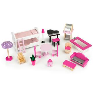 Northio  Maison de poupée en bois avec ascenseur xxl et toboggan ECOTOYS 