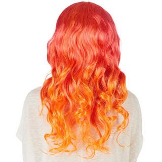 Tectake  Frauenperücke Locken Ombré 