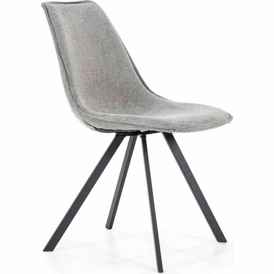 mutoni Chaise de salle à manger Boy grise  