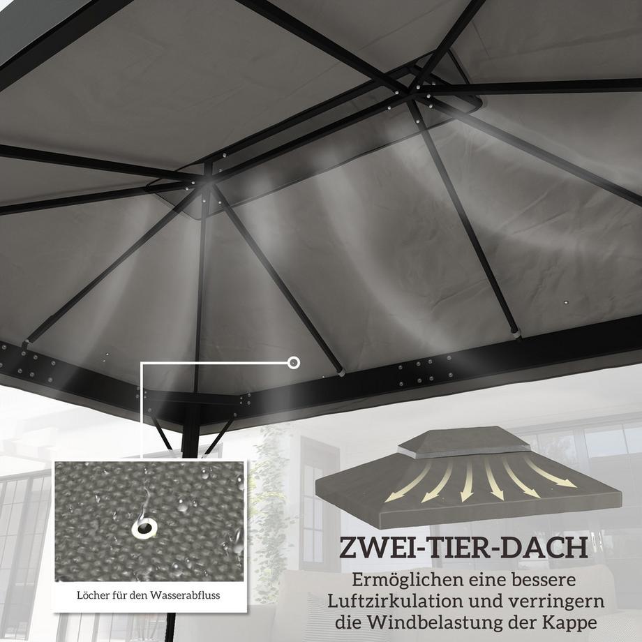 Outsunny  Pavillon Ersatzdach 