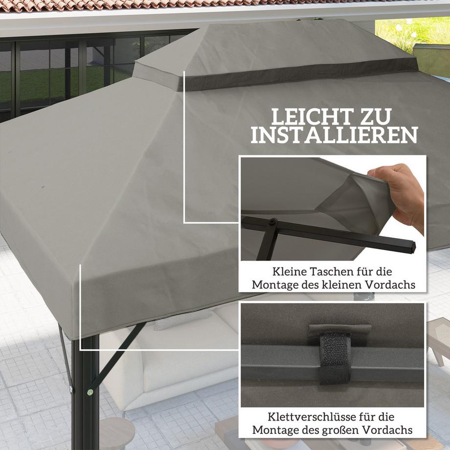 Outsunny  Pavillon Ersatzdach 