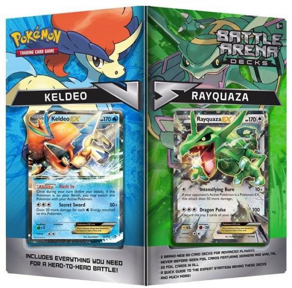 Pokémon  Battle Arena Deck Keldeo-EX & Rayquaza-EX 