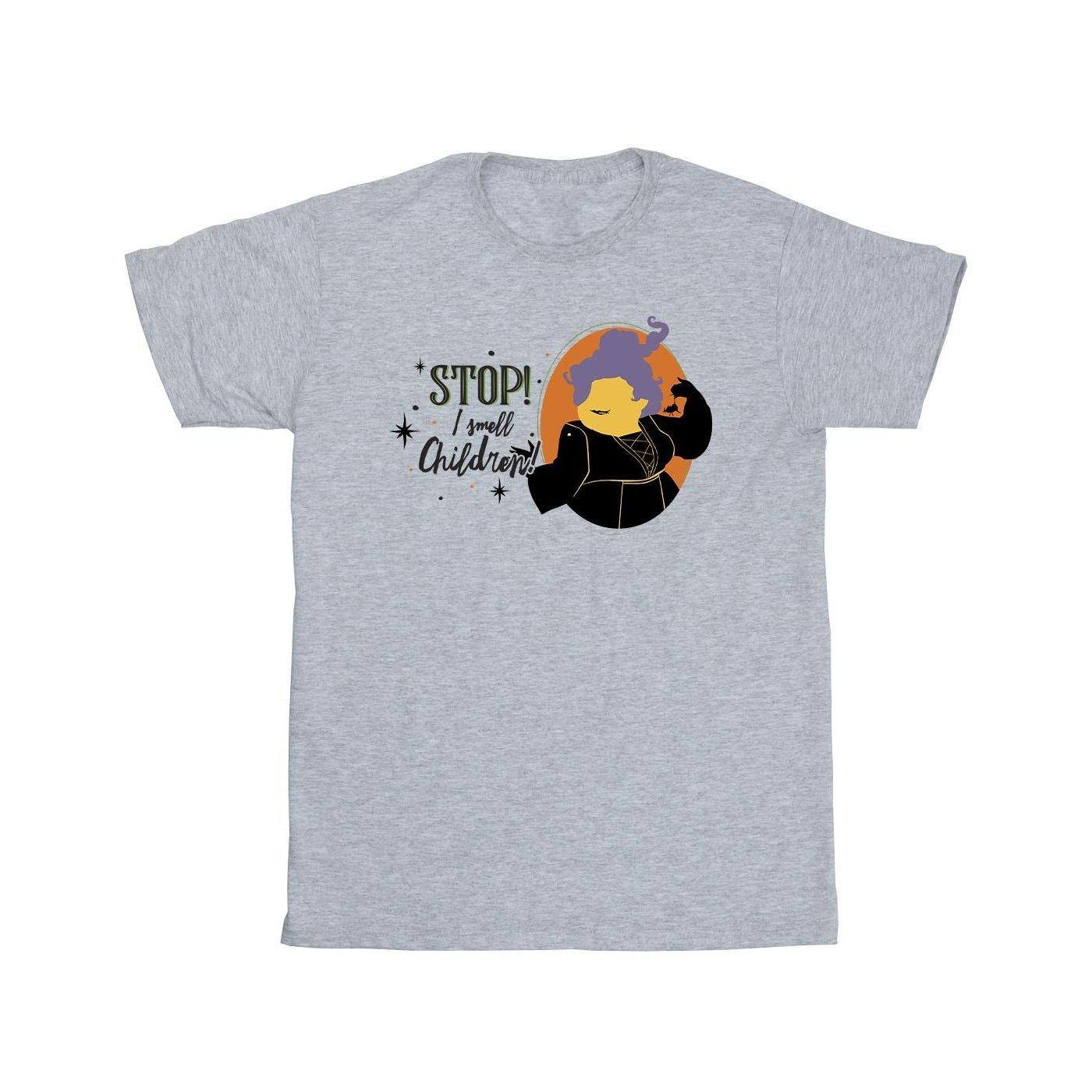 Image of Hocus Pocus Stop Mary Tshirt Unisex Grau 140/146