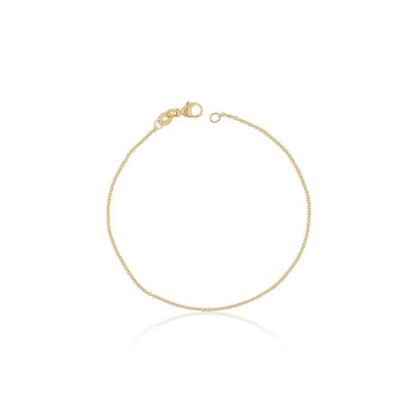 MUAU Schmuck  Bracelet Rundanker Gelbgold 750, 19cm, 1.3mm 