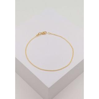 MUAU Schmuck  Bracelet Rundanker Gelbgold 750, 19cm, 1.3mm 