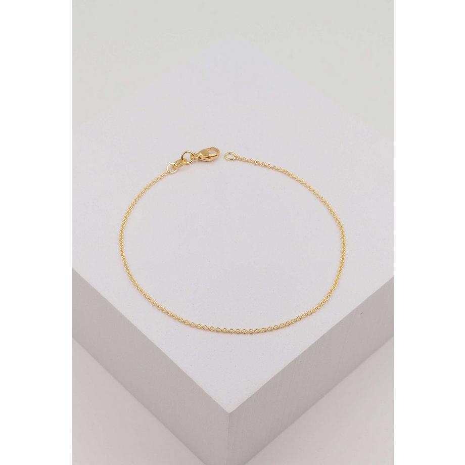 MUAU Schmuck  Bracelet Rundanker Gelbgold 750, 19cm, 1.3mm 