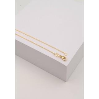 MUAU Schmuck  Bracelet Rundanker Gelbgold 750, 19cm, 1.3mm 