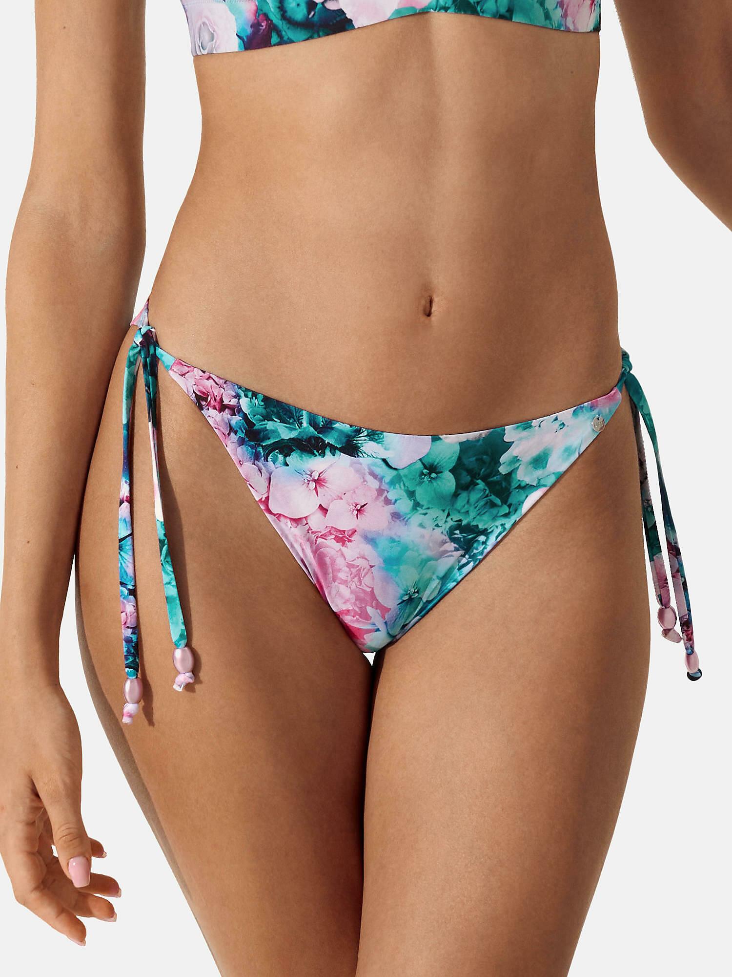 Image of Bikinistrumpf Mit Niedrigem Bund Und Rüschen Japan Unisex Blau 38