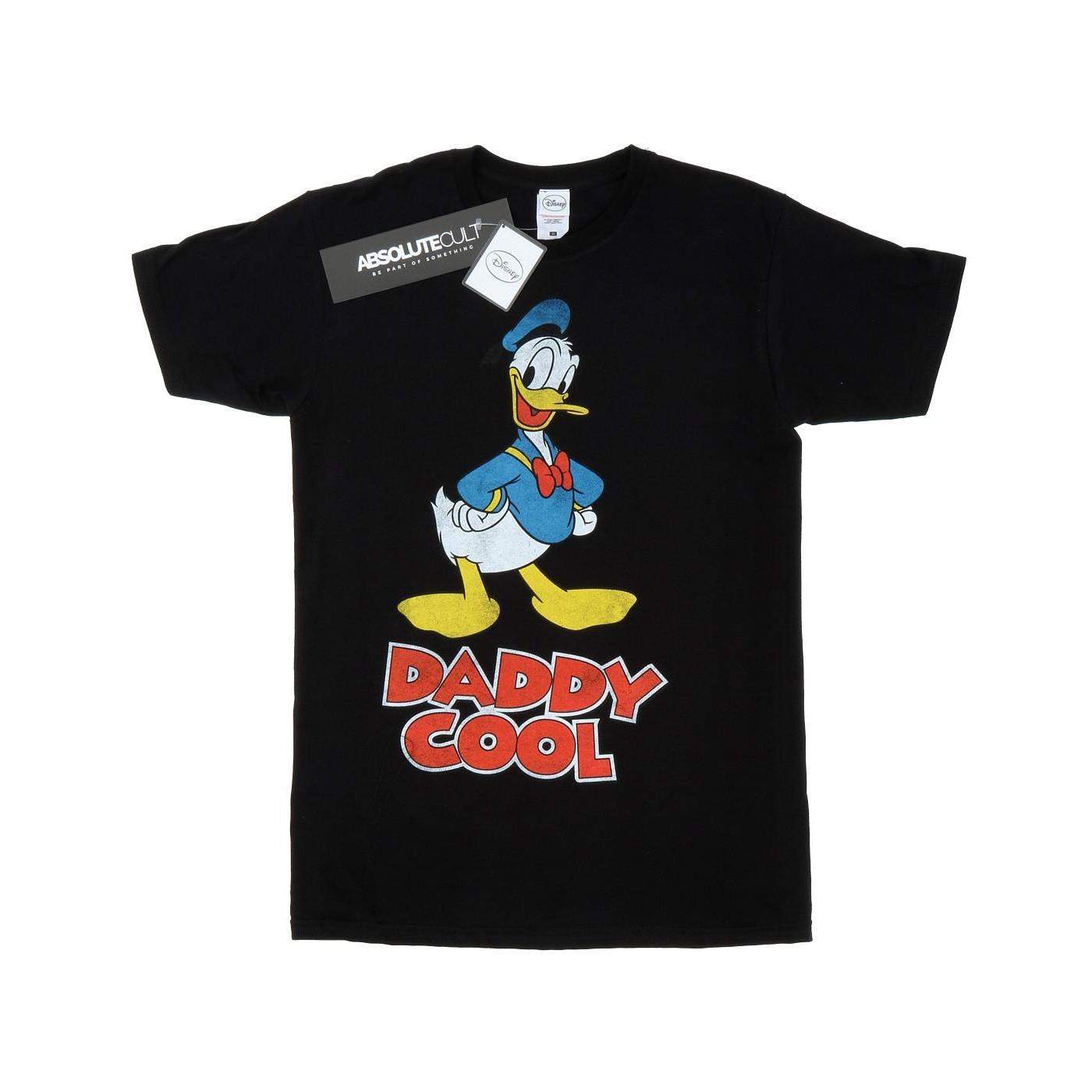 Image of Donald Duck Daddy Cool Tshirt Herren Schwarz XL