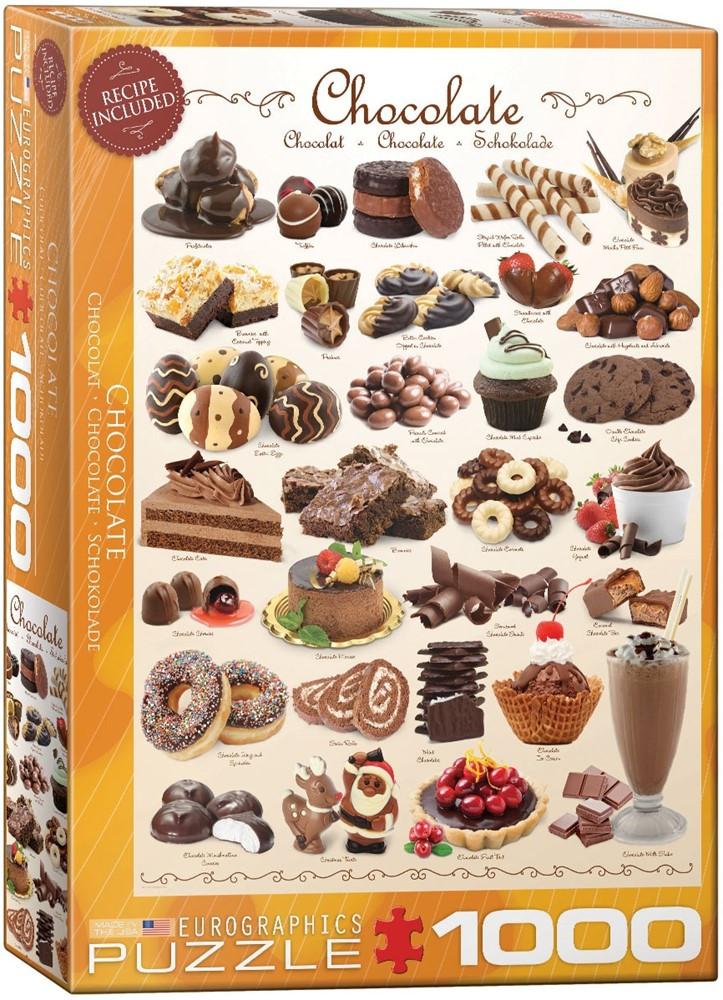 Eurographics  Puzzle Eurographics Chocolat - 1000 pièces 