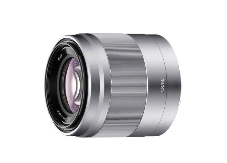 SONY  Sony E 50mm F1.8 OSS Argent (NEX) 