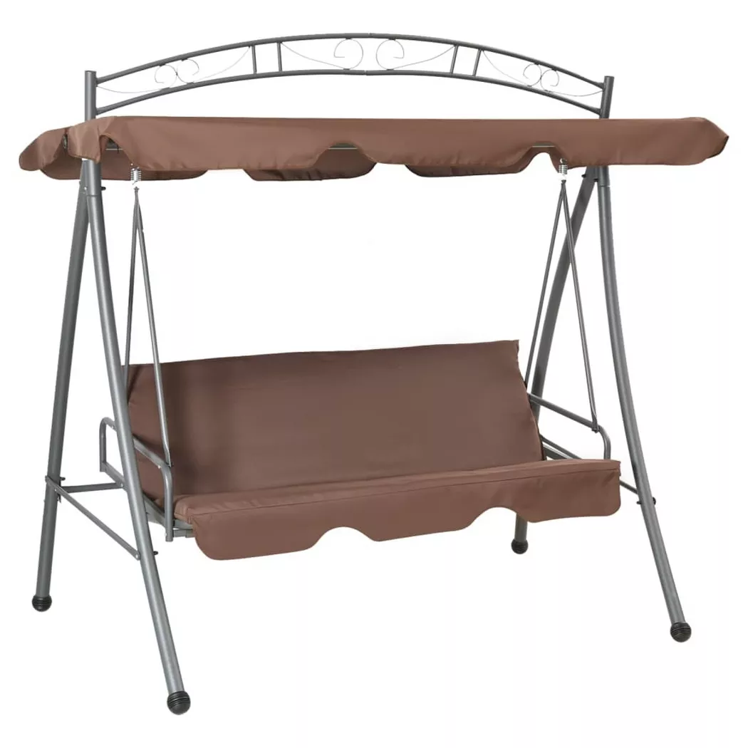 VidaXL - dondolo da esterno Tessuto, One Size, Marrone