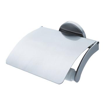 Portarotolo con coperchio Roma cromato