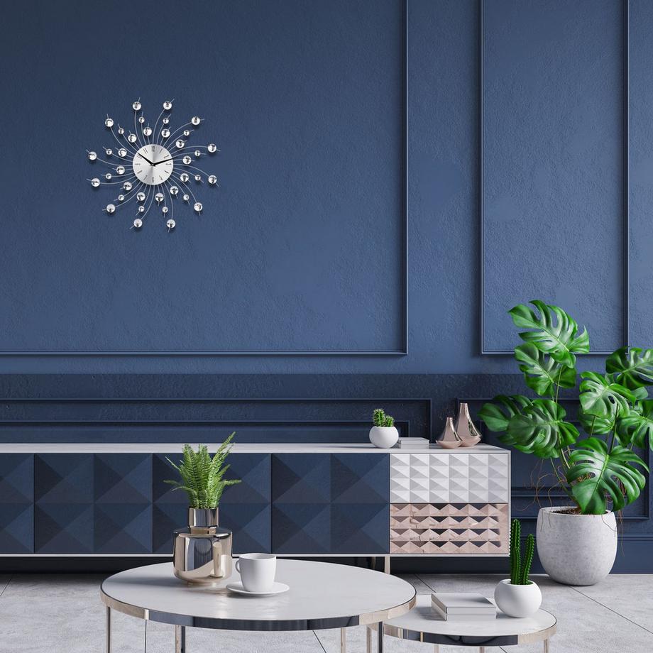 B2X Horloge murale XL avec paillettes  