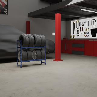 Northix Porte-pneus pour 8 roues  