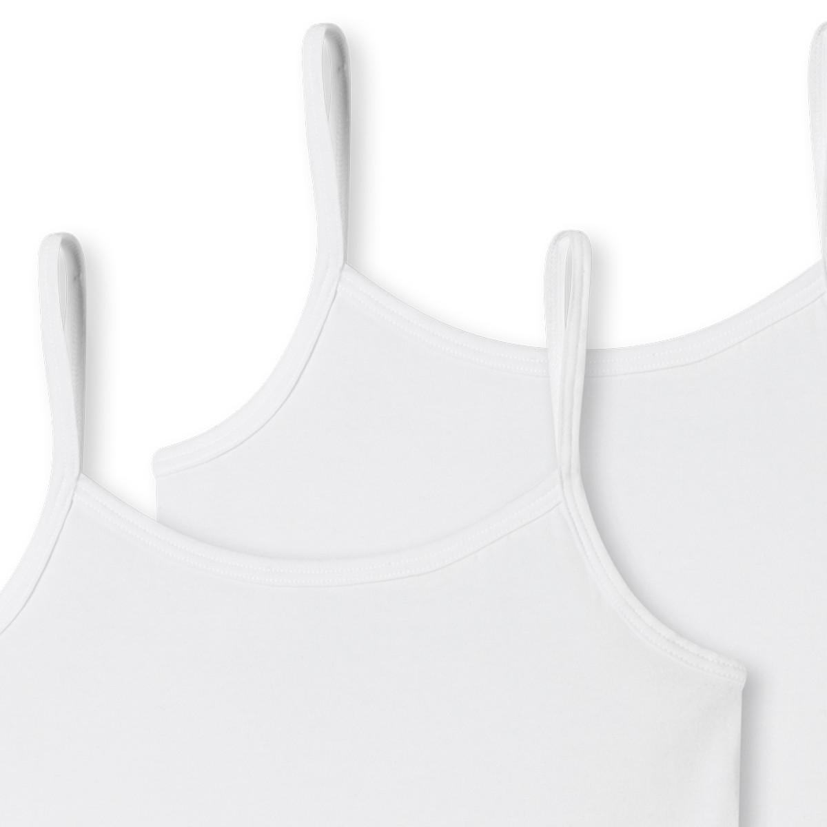 Schiesser  6er Pack Teens Girls 95/5 Organic Cotton - Spaghetti-Tops / Unterhemden 