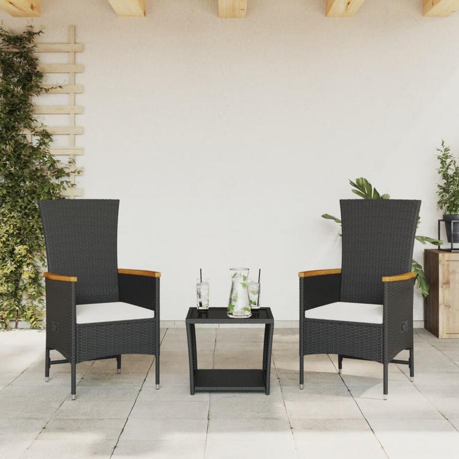 VidaXL set da pranzo da giardino Polirattan  
