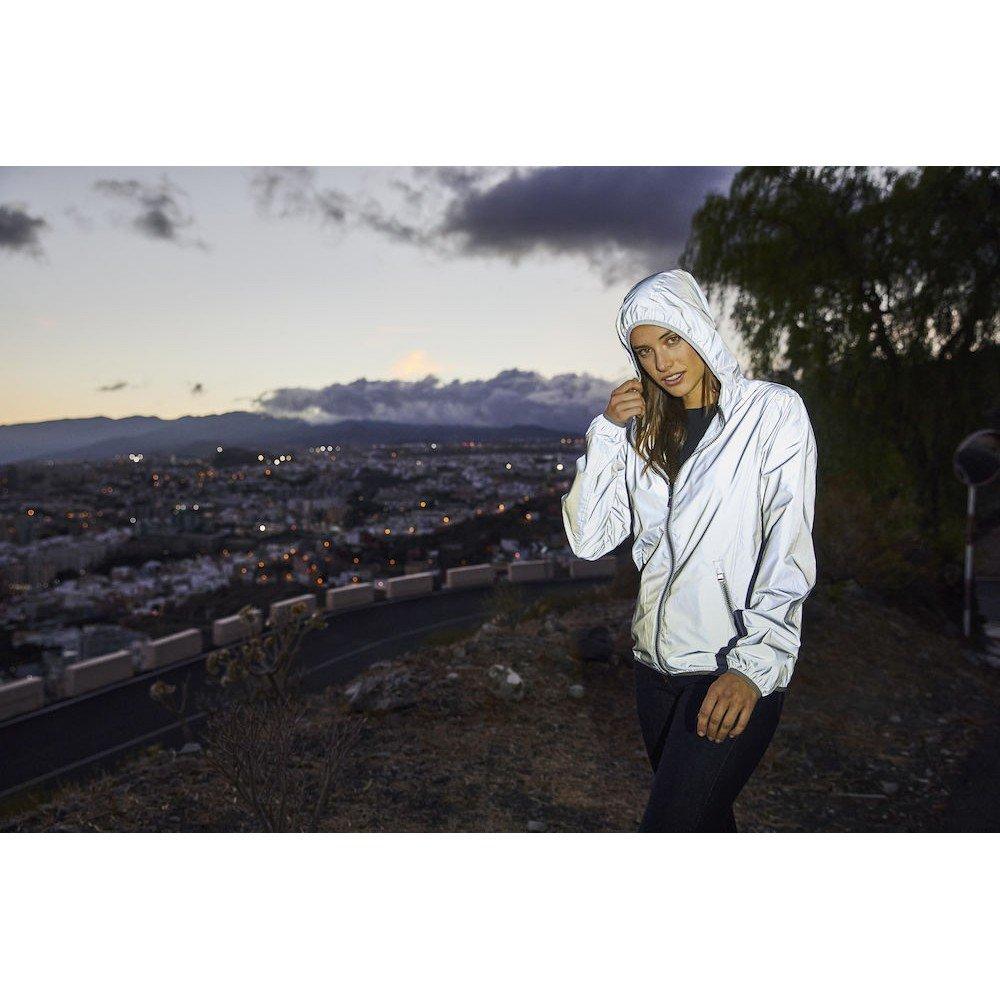 Clique Hardy Reflektierende Kapuzenjacke  