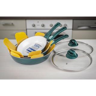 Genius Cerafit Fusion-Pfannen, Set 7-tlg., smaragdgrün  