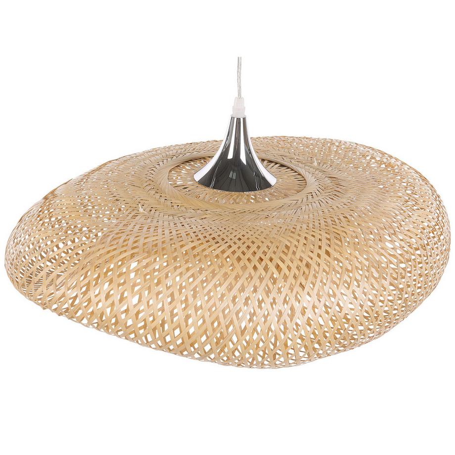 Beliani Lampe suspension en Bambou Boho BOYNE  