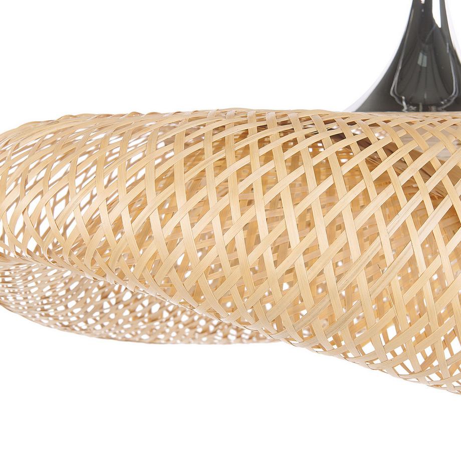 Beliani Lampe suspension en Bambou Boho BOYNE  