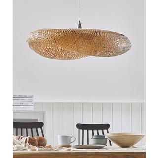 Beliani Lampadario en Legno di bambù Boho BOYNE  