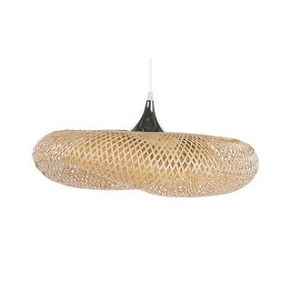 Beliani Lampe suspension en Bambou Boho BOYNE  