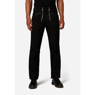 RICANO  Lederhose RT-105, Zimmermannshose im klassischem Straight Leg Cut 