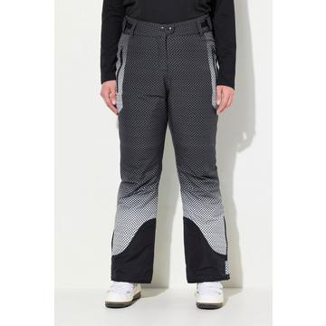 Pantalon de ski imperméable, pois, fermeture à scratch et jupe pare-neige