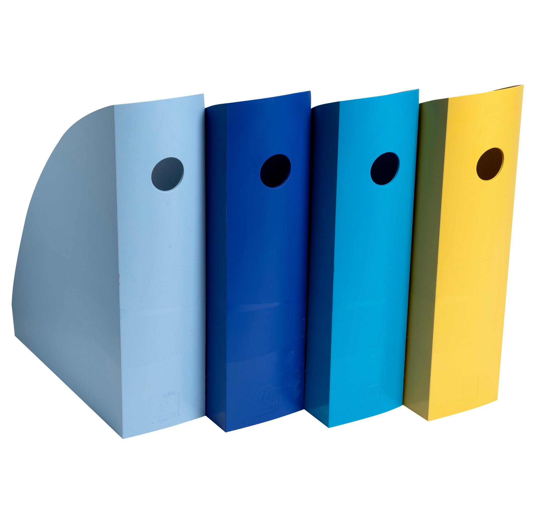 Exacompta Set 4 portariviste Mag-Cube Bee Blue  