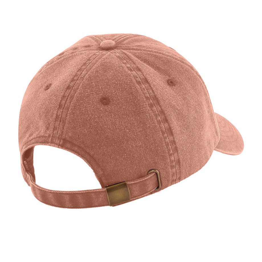 Beechfield Cappellino Vintage Effetto Denim  