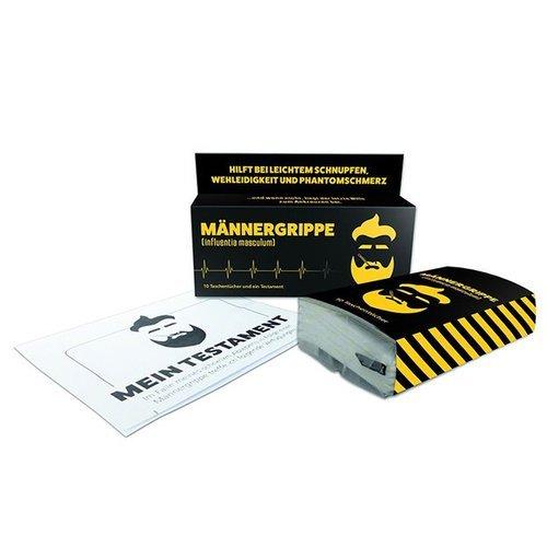 Image of Männergrippe - Taschentücher und ein Testament
