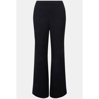 Ulla Popken  Pantalon de tailleur, fines rayures, taille confortable, jambe droite 