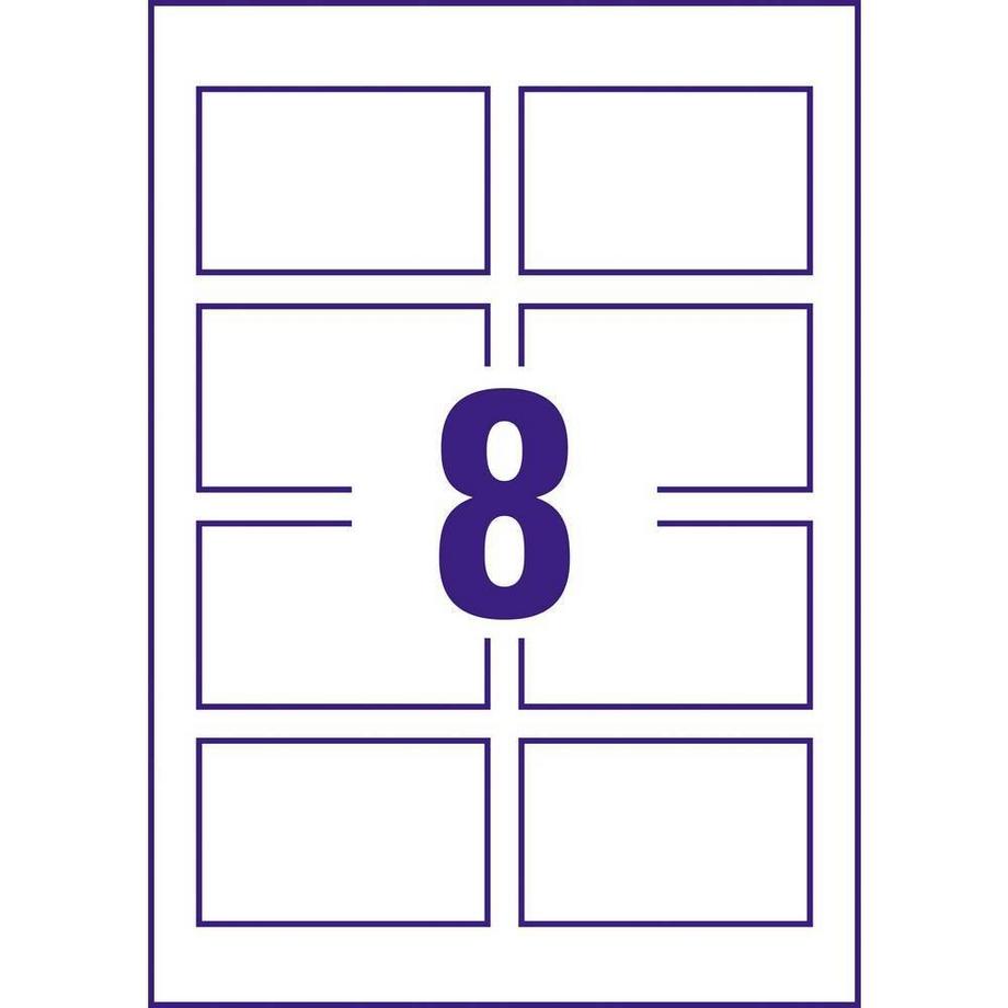 Avery-Zweckform AVERY ZWECKFORM Visitenkarten 85x54mm/A4, 200 Stück  