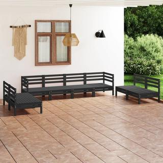 VidaXL Ensemble de meubles de jardin bois de pin  