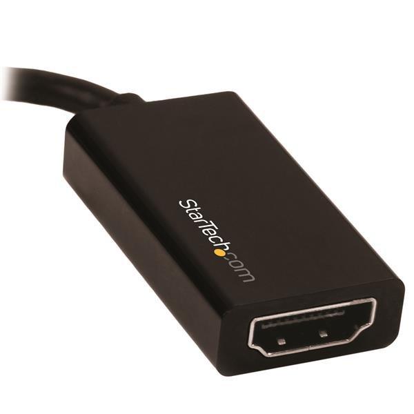 STARTECH.COM  StarTech.com Adattatore Mini DisplayPort a HDMI Attivo 2.0 4K 60Hz - Convertitore Video mDP 1.4 a HDMI - Dongle Mini DP o Thunderbolt 1/2 a HDMI per Monitor/TV/Display 