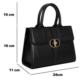 Gallantry Cléa Zweifarbige Handtasche mit Riemen  