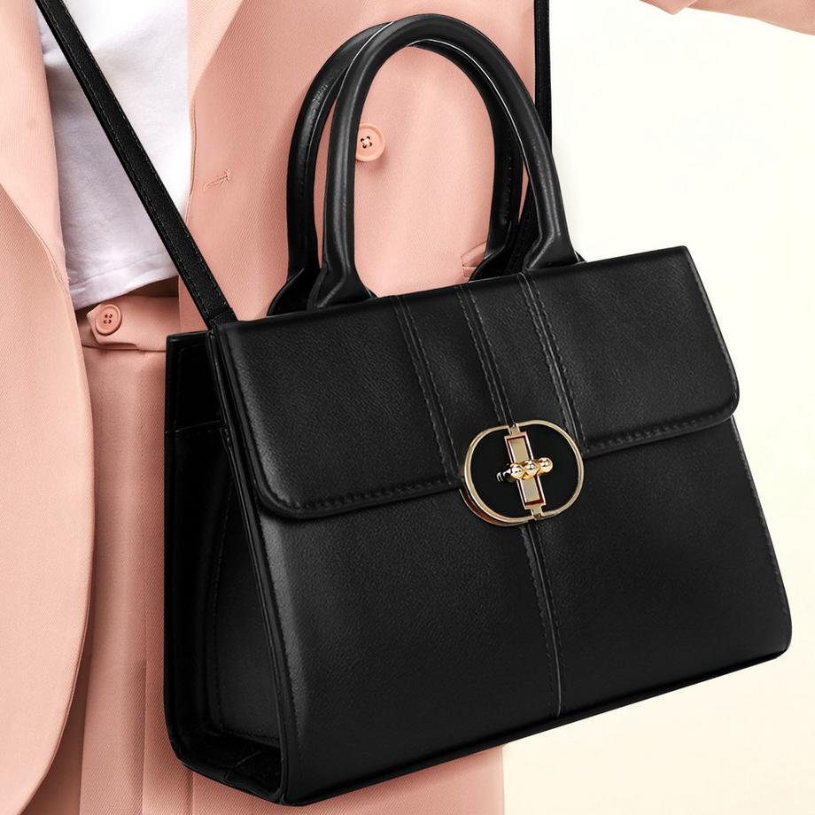 Gallantry Borsa a Mano Cléa Bicolore con Tracolla  