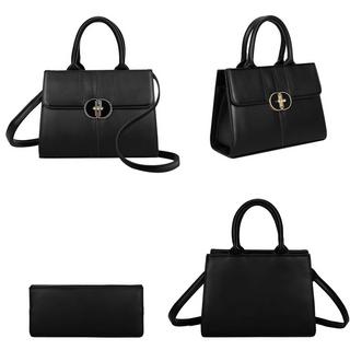 Gallantry Cléa Zweifarbige Handtasche mit Riemen  