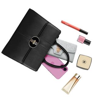 Gallantry Cléa Zweifarbige Handtasche mit Riemen  