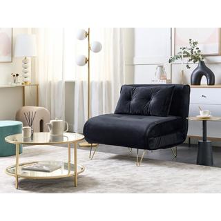 Beliani Divano letto en Velluto Glamour VESTFOLD  