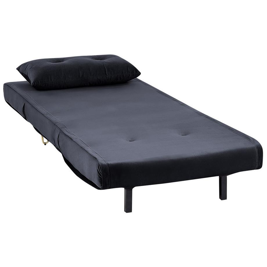 Beliani Divano letto en Velluto Glamour VESTFOLD  
