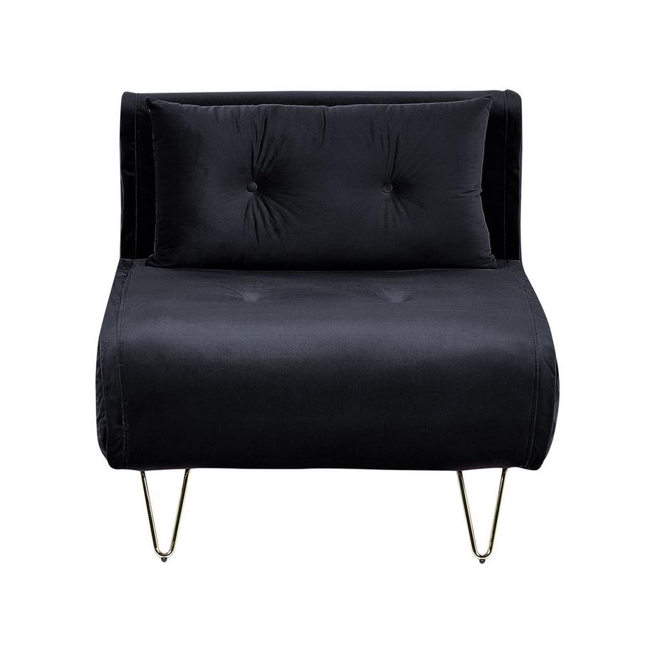 Beliani Divano letto en Velluto Glamour VESTFOLD  
