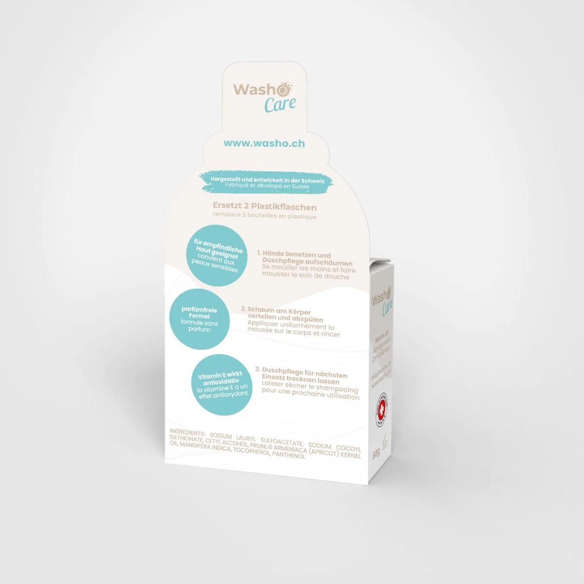 Washo  Swiss Edition Soin douche solide Sensitive 