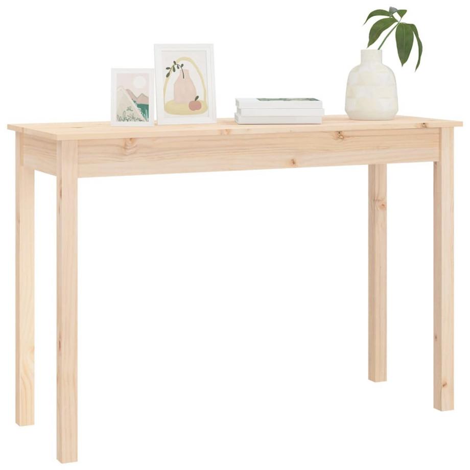 VidaXL Table console bois de pin  