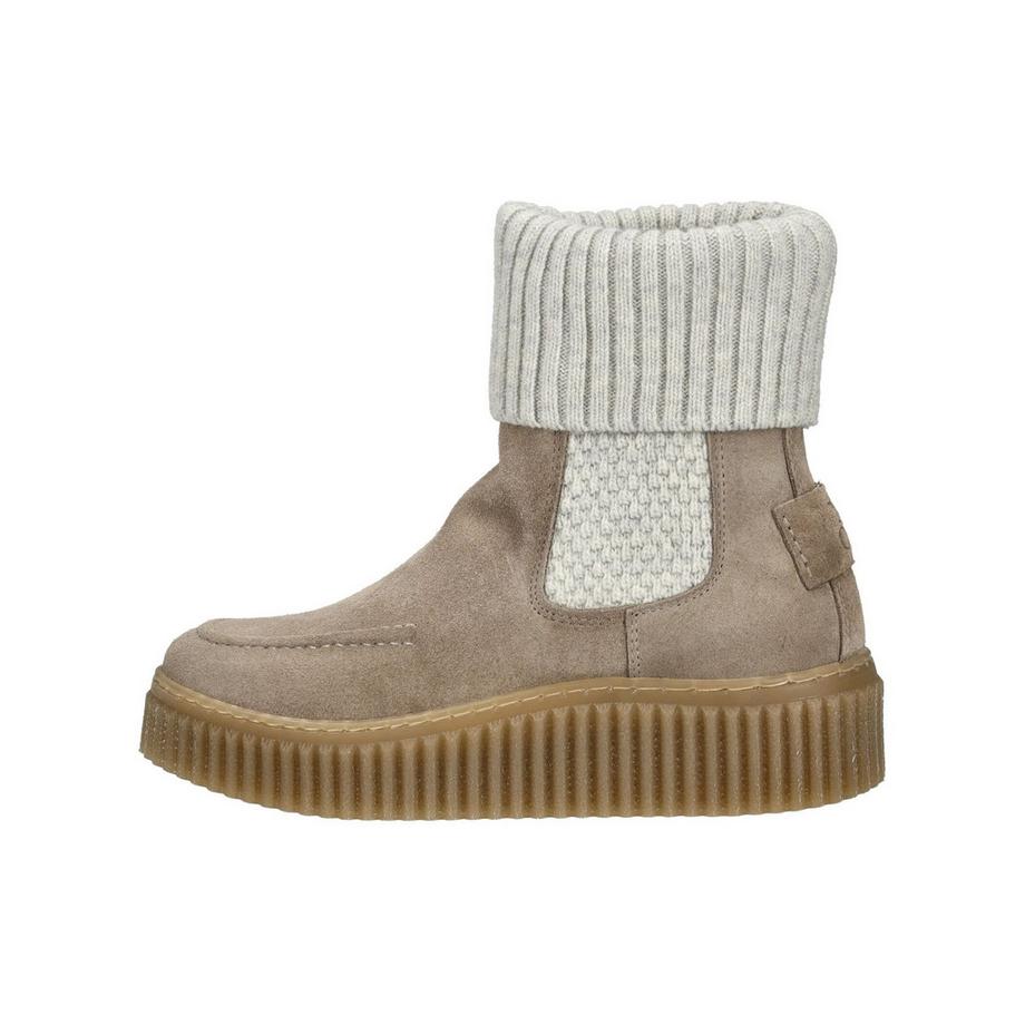 Marc O'Polo Veloursleder Stiefelette mit Strickeinsatz  